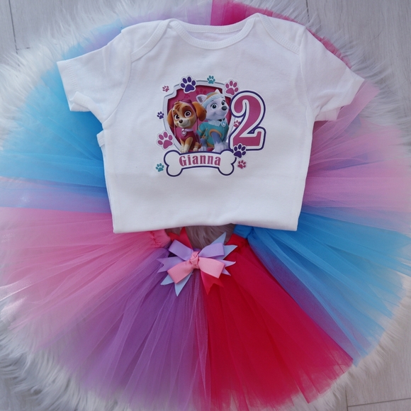 Birthday tutu with onesie or tshirt - Picture 13 of 13